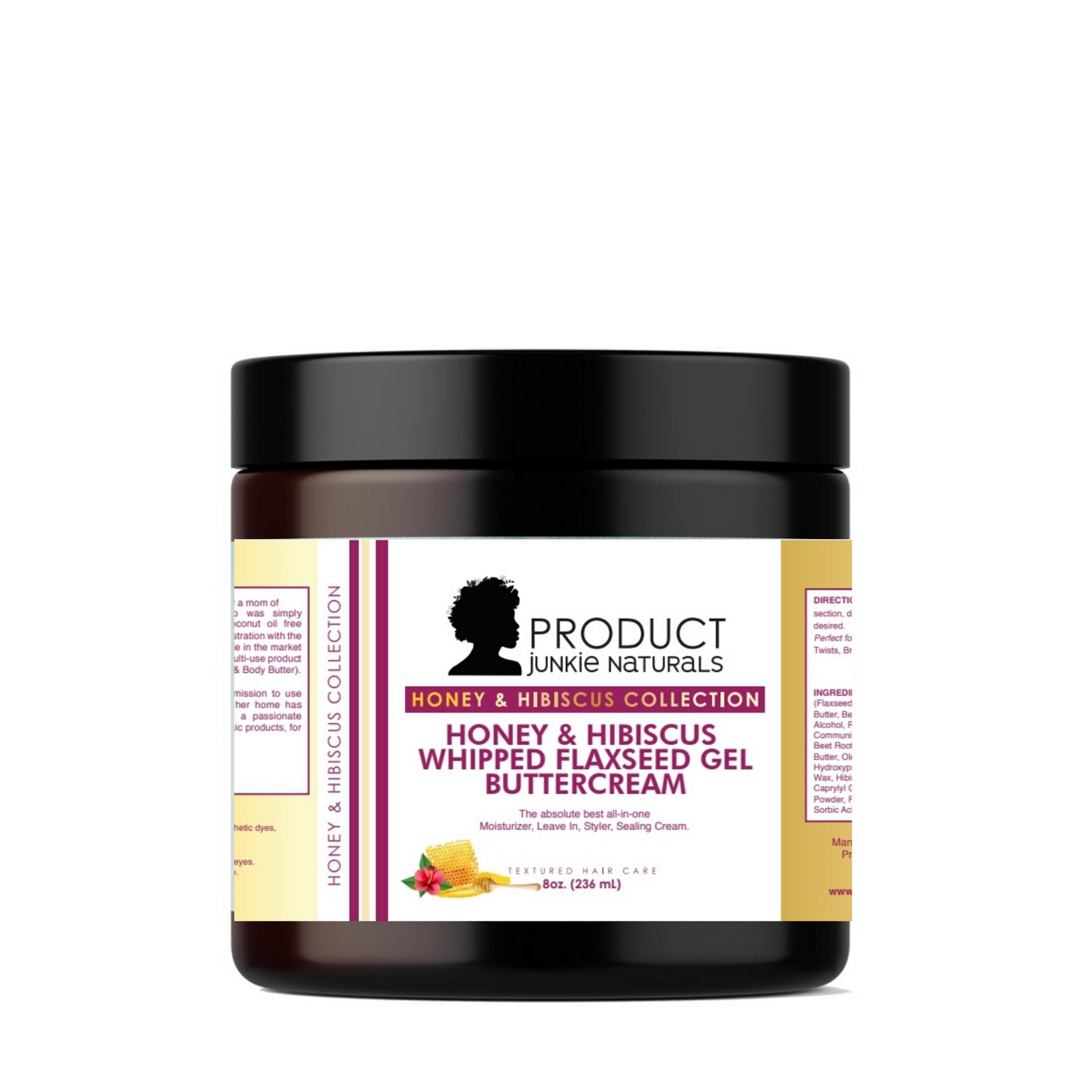 Honey & Hibiscus Flaxseed Gel Buttercream