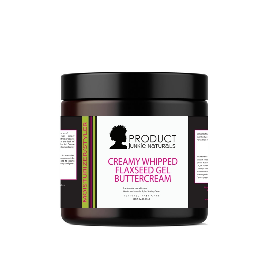 Creamy Whipped Flax seed Gel Buttercream