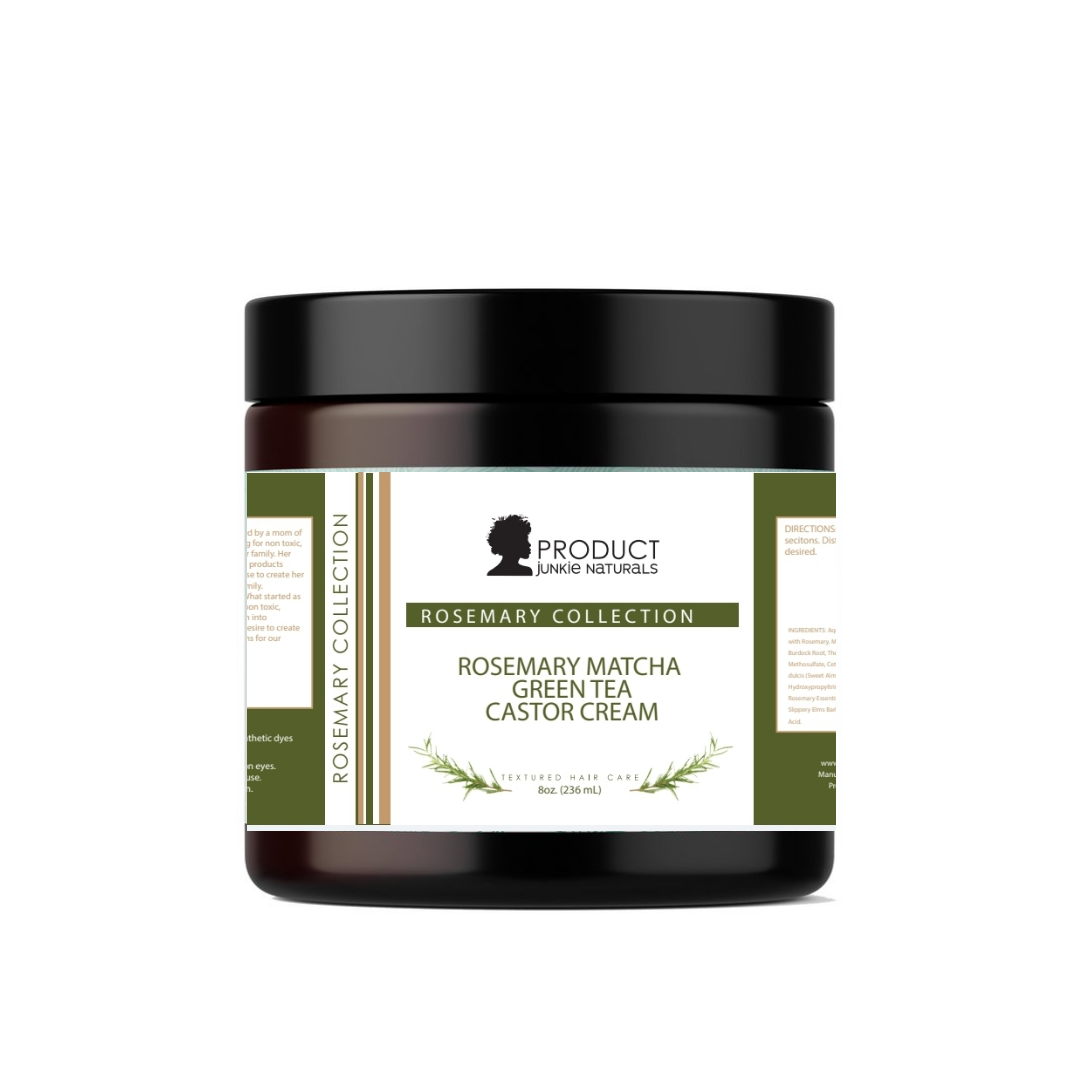 Rosemary Matcha Green Tea Castor Cream 8oz