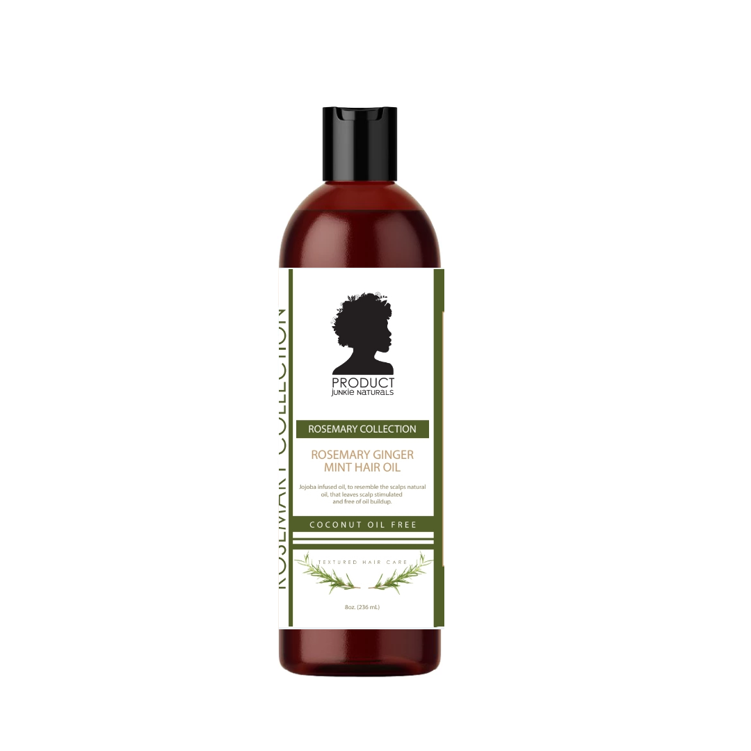 Rosemary Ginger Mint hair growth oil. Stimulate scalp and encourage hair growth
